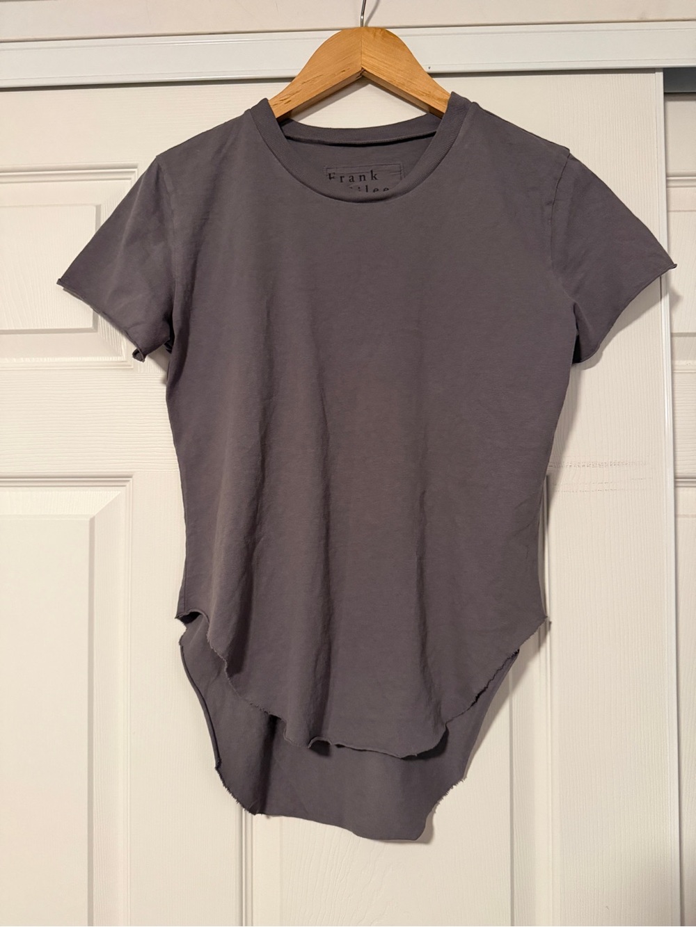 Frank & Eileen Theo Tee Shirt Cotton XS $120 Heritage Gray